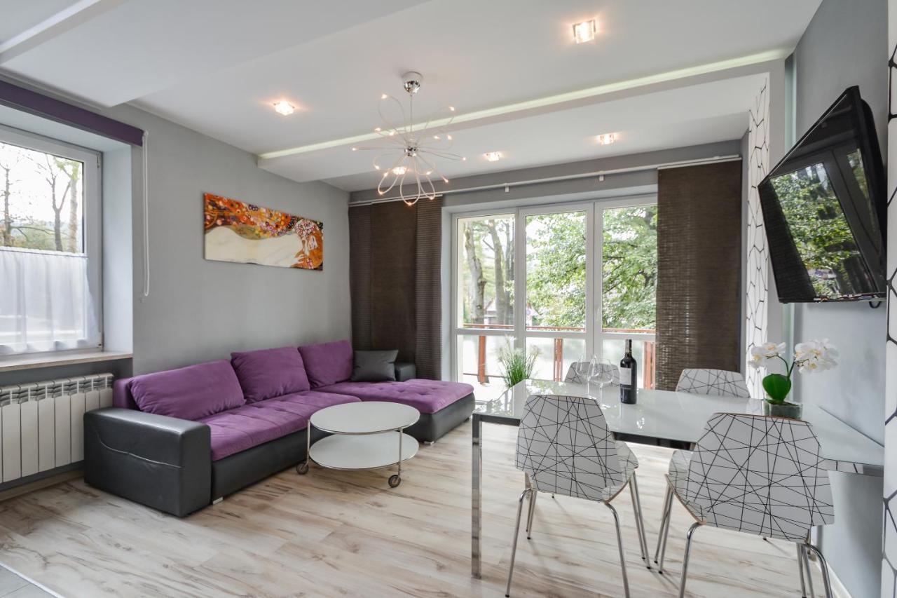Apartament Rodzinny Hrabiego - Sauna, Centrum Zakopanego Ul Zamoyskiego, Balkon, 2 Sypialnie, Parking, Gorne Krupowki Kültér fotó